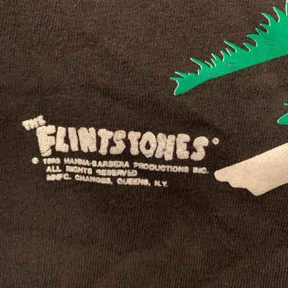 Vintage 1980’s Flintstones New York Giants T-Shirt - Picture 2 of 6